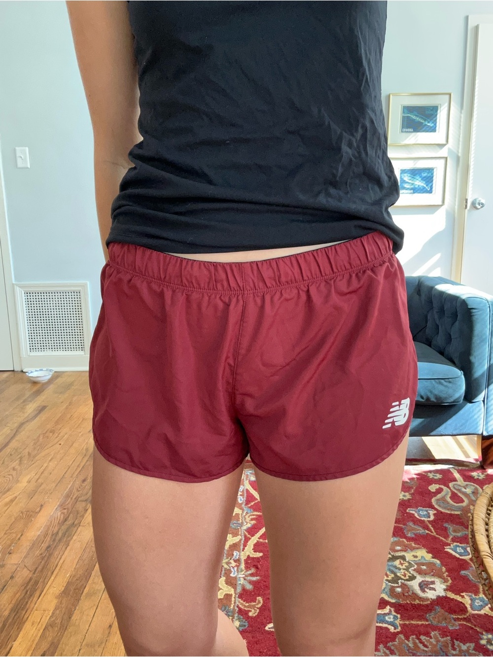 New Balance Women's Maroon Athletic Shorts